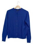 Vorschaubild 1 von Damen Strickjacke Blau Gr. 38 M Wolle Basic Cardigan