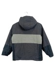 Vorschaubild 2 von Windjacke Kinder Gr. 152 Grau Polyamid Logo-Print Sportlich Langarm