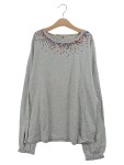 Vorschaubild 1 von Damen Pullover Gr. 38 M (15-16Y) Grau Pailletten Casual