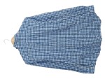Vorschaubild 2 von Herren Freizeithemd Kariert Blau Weiß Langarm Button-Down Gr. 46 S
