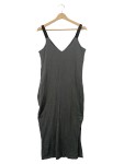 Vorschaubild 1 von Damen Sommerkleid Maxikleid Gr. 34 XS Grau Baumwolle Casual