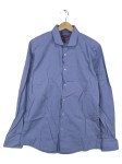 Vorschaubild 1 von Herren Business Hemd Blau Gepunktet Gr. 50 L Langarm