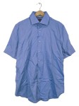 Vorschaubild 1 von Herren Business Hemd Kurzarm Blau Gr. 42 Baumwolle