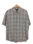 Vorschaubild 1 von Herren Freizeithemd Grau Kariert Kurzarm Gr. 54 XXL Baumwolle