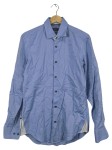 Vorschaubild 1 von Business Hemd Blau Slim Fit Langarm Herren Gr. 46 S Baumwolle