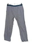 Vorschaubild 1 von Herren Jogginghose Loungehose Kariert Blau Weiß Logo Bund Gr. 54 XXL