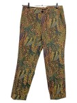 Vorschaubild 1 von Stoffhose Damen Gr. 40 L28 Mehrfarbig Animal-Print Baumwolle