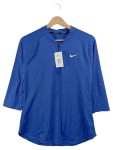 Vorschaubild 1 von Damen Sport Shirt Blau Gr. 38 M 3, 4-Arm Reißverschluss Dri-Fit