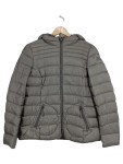 Vorschaubild 1 von Steppjacke Damen Grau Gr. 44 Kapuze Casual