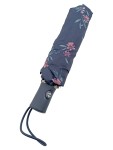 Vorschaubild 1 von Taschenschirm Regenschirm Damen Blau Blumenmuster Automatik