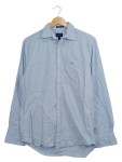 Vorschaubild 1 von Herren Business Hemd Blau Gr. M 39, 40 Langarm Baumwolle Logo