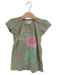 Vorschaubild 1 von L.O.G.G. Kinder T-Shirt Oliv Blumenprint Gr. 86 Casual
