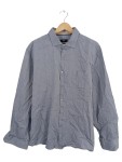 Vorschaubild 1 von Herren Business Hemd Blau Gestreift Gr. 54 XXL Langarm Baumwolle