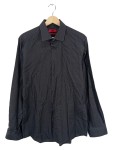 Vorschaubild 1 von Herren Business Hemd Blau Kariert Gr. 50 L Langarm Baumwolle