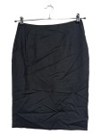 Vorschaubild 1 von Damen Bleistiftrock Schwarz Nadelstreifen Gr. 36 S Business Wolle