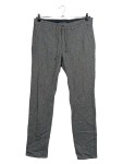 Vorschaubild 1 von Herren Stoffhose Gr. 48 Grau Meliert Kordelzug Casual Wolle