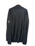 Vorschaubild 2 von Strickjacke Herren Gr. 50/M Grau Baumwolle Wolle Merino Uni Casual