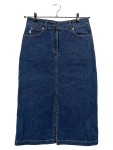 Vorschaubild 1 von Jeansrock Damen Gr. 36 S Blau Casual Midirock Baumwolle