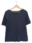 Vorschaubild 1 von Herren T-Shirt Dunkelblau Logo Print Gr. 52 XL Casual Basic