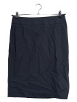 Vorschaubild 1 von Damen Bleistiftrock Blau Gr. 36 S Business Wolle Elegant