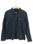 Vorschaubild 1 von Herren Poloshirt Langarm Dunkelblau Logo Gr. 52 XL Casual Baumwolle