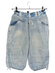 Vorschaubild 1 von Damen Jeans Shorts Wide Fit Gr. 42 W33 Blau Schmetterling Casual