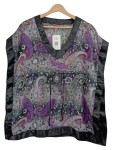 Vorschaubild 1 von Damen Bluse Top Paisley-Muster Mehrfarbig Gr. 36;S
