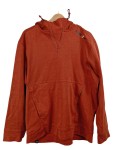 Vorschaubild 1 von Sweatjacke Kapuzenpullover Herren Gr. 50 L Orange Baumwolle Sportlich