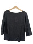 Vorschaubild 1 von Damen Pullover Gr. 36 S Grau Leinen Basic
