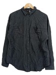 Vorschaubild 1 von Hemdbluse Damen Gr. 40 L Schwarz 100% Seide Langarm Casual