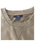 Vorschaubild 2 von Sweatshirt Herren Gr. 48/M Oliv Baumwolle Uni Basic Langarm Freizeit