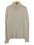 Vorschaubild 1 von Herren Rollkragen Pullover Zopfmuster Beige Gr. 48 M Wolle