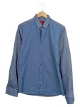 Vorschaubild 1 von Herren Business Hemd Blau Gr. 46 S Langarm Baumwolle