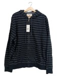 Vorschaubild 1 von Herren Sweatjacke Kapuzenpullover Schwarz Gestreift Gr. 52
