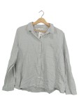 Vorschaubild 1 von Damen Bluse Grau Gr. 46 3XL Casual Langarm Baumwolle