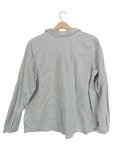 Vorschaubild 2 von Damen Bluse Grau Gr. 46 3XL Casual Langarm Baumwolle