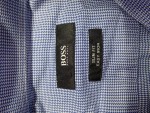 Vorschaubild 3 von Herren Business Hemd Blau Kariert Langarm Slim Fit Gr. 54 XXL