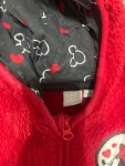 Vorschaubild 3 von Minnie Maus Schlafanzug Kinder Overall Fleece Rot Gr. 62, 68