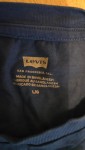 Vorschaubild 3 von Herren T-Shirt Logo Print Blau Gr. 50 L Casual Kurzarm