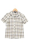 Vorschaubild 1 von Hemdbluse Damen 38/M Mehrfarbig Kariert Kurzarm Casual