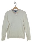 Vorschaubild 1 von Herren Pullover V-Ausschnitt Beige Gr. 46 S Baumwolle Kaschmir