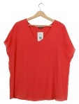 Vorschaubild 1 von Bluse Shirt Damen Rot Gr. 42 XL Viskose Casual
