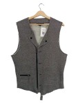 Vorschaubild 1 von Herren Leichte Weste Grau Meliert Gr. 52/XL Casual
