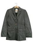 Vorschaubild 1 von Damen Lederjacke Blazer Schwarz Gr. 36 Klassisch