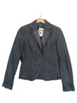 Vorschaubild 1 von Damen Blazer Grau Gestreift Gr. 32 Casual