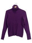 Vorschaubild 1 von Damen Rollkragenpullover Gr. 34 XS Lila Basic Langarm