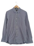 Vorschaubild 1 von Herren Freizeithemd Hemd Blau Kariert Gr. 50 L Slim Fit Baumwolle