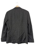 Vorschaubild 2 von Sakko Herren Gr. 52 Grau Kariert Business Jackett Blazer