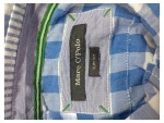 Vorschaubild 2 von Herren Freizeithemd Blau Kariert Gr. 48 M Slim Fit Baumwolle