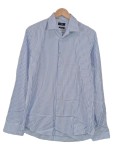 Vorschaubild 1 von Herren Business Hemd Blau Gestreift Gr. 48 M Easy Iron